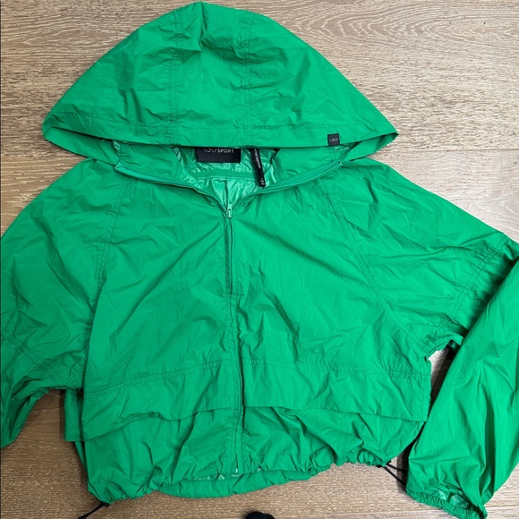 Nova Sport Green Windbreaker Jacket Lightweight Zip Up Athletic Size size S - Picture 2 of 6